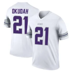 Youth Jeff Okudah Minnesota Vikings No.21 Legend Alternate Jersey - White