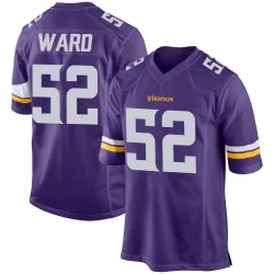 Youth Jihad Ward Minnesota Vikings No.52 Game Team Color Jersey - Purple