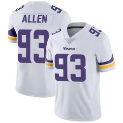 Youth Jonathan Allen Minnesota Vikings No.93 Limited Vapor Untouchable Jersey - White