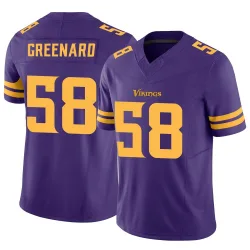 Youth Jonathan Greenard Minnesota Vikings No.58 Limited Alternate Vapor F.U.S.E. Jersey - Purple