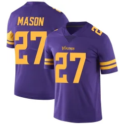 Youth Jordan Mason Minnesota Vikings No.27 Limited Color Rush Jersey - Purple