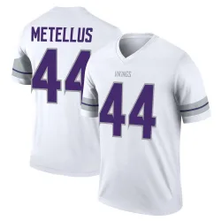 Youth Josh Metellus Minnesota Vikings No.44 Legend Alternate Jersey - White