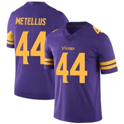 Youth Josh Metellus Minnesota Vikings No.44 Limited Color Rush Jersey - Purple