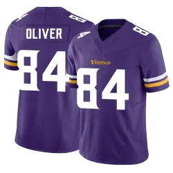 Youth Josh Oliver Minnesota Vikings No.84 Limited Vapor F.U.S.E. Jersey - Purple