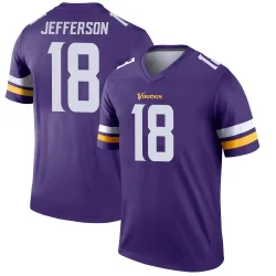 Youth Justin Jefferson Minnesota Vikings No.18 Legend Jersey - Purple