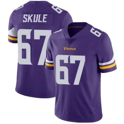 Youth Justin Skule Minnesota Vikings No.67 Limited Team Color Vapor Untouchable Jersey - Purple