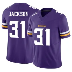 Youth Khyree Jackson Minnesota Vikings No.31 Limited Vapor F.U.S.E. Jersey - Purple