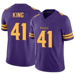 Youth Kobe King Minnesota Vikings No.41 Limited Alternate Vapor F.U.S.E. Jersey - Purple