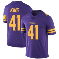 Youth Kobe King Minnesota Vikings No.41 Limited Color Rush Jersey - Purple