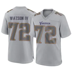 Youth Leroy Watson IV Minnesota Vikings No.72 Game Atmosphere Fashion Jersey - Gray