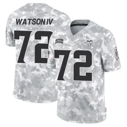 Youth Leroy Watson IV Minnesota Vikings No.72 Limited 2024 Salute to Service Jersey - Arctic Camo