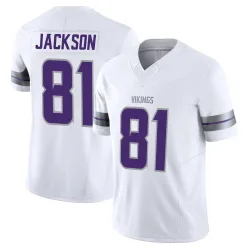 Youth Lucky Jackson Minnesota Vikings No.81 Limited Alternate Vapor F.U.S.E. Jersey - White