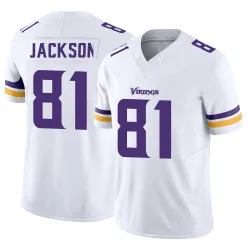 Youth Lucky Jackson Minnesota Vikings No.81 Limited Vapor F.U.S.E. Jersey - White