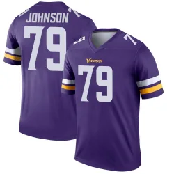 Youth Marcellus Johnson Minnesota Vikings No.79 Legend Jersey - Purple