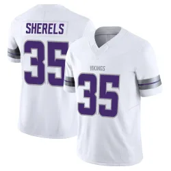 Youth Marcus Sherels Minnesota Vikings No.35 Limited Alternate Vapor F.U.S.E. Jersey - White