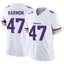 Youth Matt Harmon Minnesota Vikings No.47 Limited Vapor F.U.S.E. Jersey - White