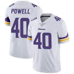 Youth Mishael Powell Minnesota Vikings No.40 Limited Vapor Untouchable Jersey - White