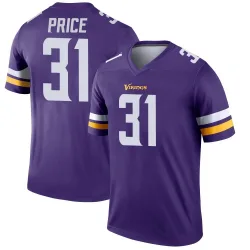 Youth Myles Price Minnesota Vikings No.31 Legend Jersey - Purple