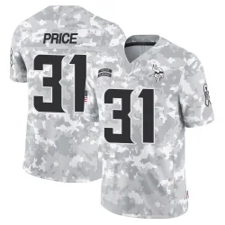 Youth Myles Price Minnesota Vikings No.31 Limited 2024 Salute to Service Jersey - Arctic Camo