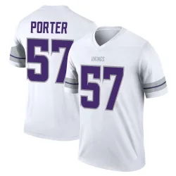Youth Owen Porter Minnesota Vikings No.57 Legend Alternate Jersey - White