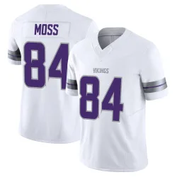 Youth Randy Moss Minnesota Vikings No.84 Limited Alternate Vapor F.U.S.E. Jersey - White