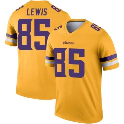 Youth Robert Lewis Minnesota Vikings No.85 Legend Inverted Jersey - Gold