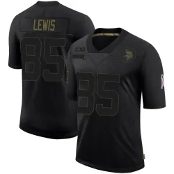 Youth Robert Lewis Minnesota Vikings No.85 Limited 2020 Salute To Service Jersey - Black