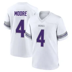 Youth Rondale Moore Minnesota Vikings No.4 Game Alternate Jersey - White