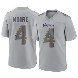 Youth Rondale Moore Minnesota Vikings No.4 Game Atmosphere Fashion Jersey - Gray