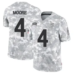 Youth Rondale Moore Minnesota Vikings No.4 Limited 2024 Salute to Service Jersey - Arctic Camo