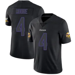 Youth Rondale Moore Minnesota Vikings No.4 Limited Jersey - Black Impact