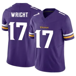 Youth Ryan Wright Minnesota Vikings No.17 Limited Vapor F.U.S.E. Jersey - Purple