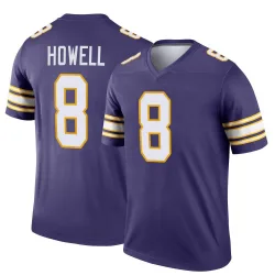 Youth Sam Howell Minnesota Vikings No.8 Legend Classic Jersey - Purple