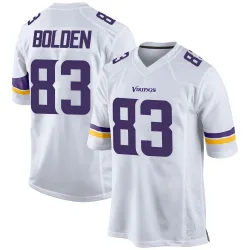 Youth Silas Bolden Minnesota Vikings No.83 Game Jersey - White