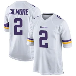 Youth Stephon Gilmore Minnesota Vikings No.2 Game Jersey - White