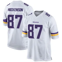 Youth T.J. Hockenson Minnesota Vikings No.87 Game Jersey - White