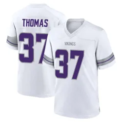 Youth Tavierre Thomas Minnesota Vikings No.37 Game Alternate Jersey - White