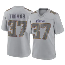 Youth Tavierre Thomas Minnesota Vikings No.37 Game Atmosphere Fashion Jersey - Gray