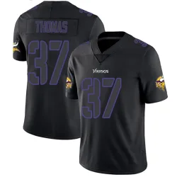 Youth Tavierre Thomas Minnesota Vikings No.37 Limited Jersey - Black Impact