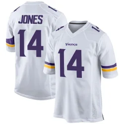 Youth Tim Jones Minnesota Vikings No.14 Game Jersey - White