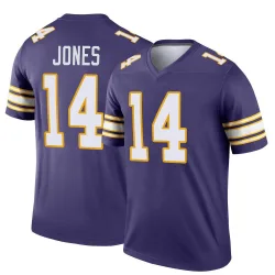 Youth Tim Jones Minnesota Vikings No.14 Legend Classic Jersey - Purple