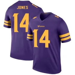 Youth Tim Jones Minnesota Vikings No.14 Legend Color Rush Jersey - Purple