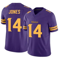 Youth Tim Jones Minnesota Vikings No.14 Limited Alternate Vapor F.U.S.E. Jersey - Purple