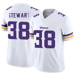 Youth Tre Stewart Minnesota Vikings No.38 Limited Vapor F.U.S.E. Jersey - White