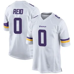 Youth Trevor Reid Minnesota Vikings No.0 Game Jersey - White