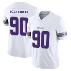 Youth Tyrion Ingram-Dawkins Minnesota Vikings No.90 Limited Alternate Vapor F.U.S.E. Jersey - White