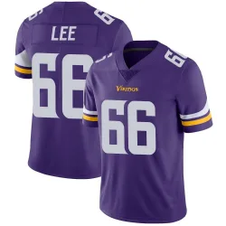 Youth Vershon Lee Minnesota Vikings No.66 Limited Team Color Vapor Untouchable Jersey - Purple