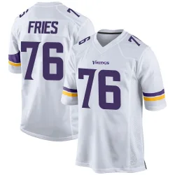 Youth Will Fries Minnesota Vikings No.76 Game Jersey - White