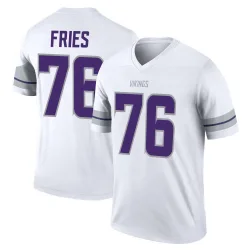 Youth Will Fries Minnesota Vikings No.76 Legend Alternate Jersey - White