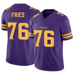 Youth Will Fries Minnesota Vikings No.76 Limited Alternate Vapor F.U.S.E. Jersey - Purple